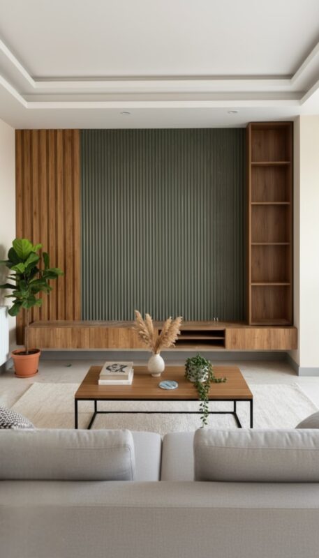 modern tv wall